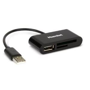 Lettore schede memoria microsd usb c dock black