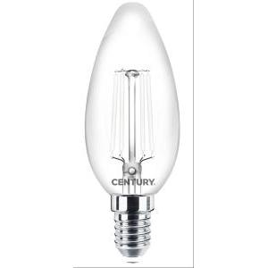 Lampada lampada oliva a filamento led bianco incanto white  oliva 4.50w - e14 inm1w-451440