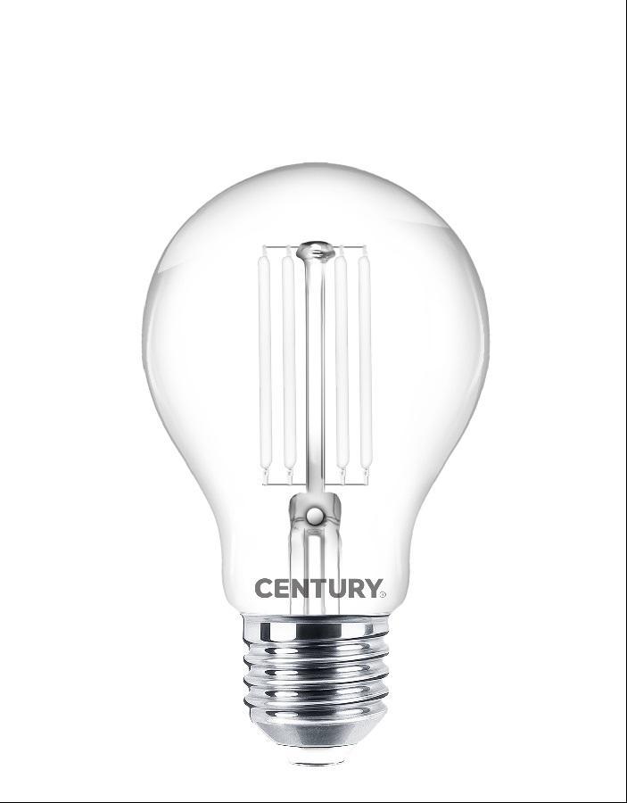 century century lampada filamento  led incanto white goccia chiara a60 9w e27 4000k ing3w-092740 - foto 1