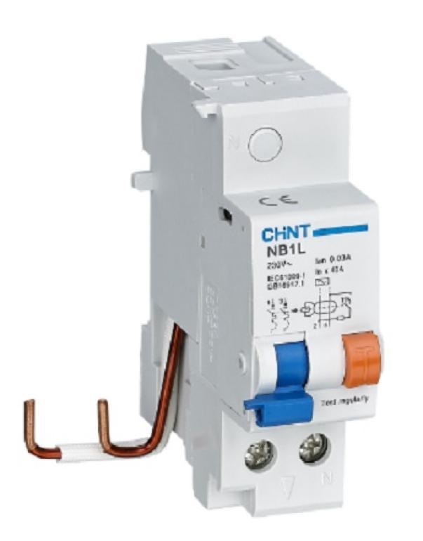 chint chint nb1l-40/2p-ac30 -blocco differenziale accoppiabile 2p <40a 30ma tipo ac 198374 - foto 1