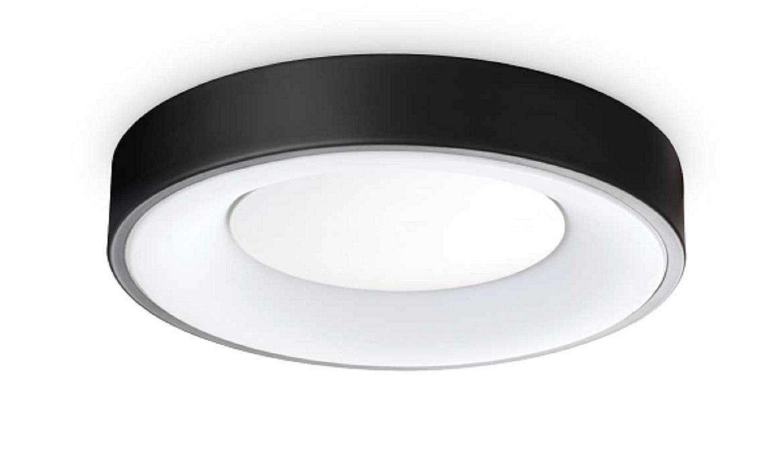 ideal lux ideal lux lampada da soffitto plafoniera planet pl d30 nero 328140 - foto 1