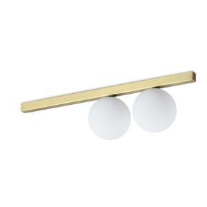 Lampada da soffitto mod. binomio pl2 ottone 328447