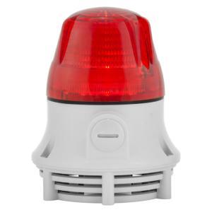 Microlamp steady/flashing a.f. cl 24vac/dc acustico/ottico rosso 79733