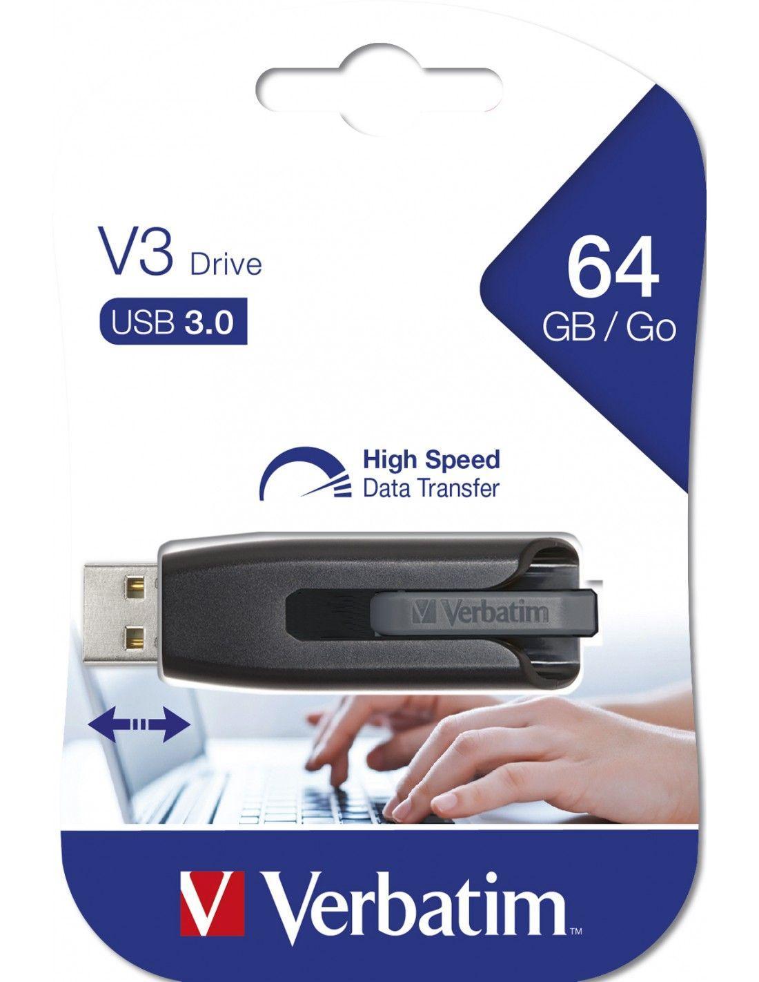 varie elettroniche chiavetta usb 64gb pen drive 64gb usb nera usb 3.2 49174 - foto 3