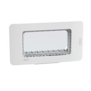 Placca matixgo - placca ip55 4m white 28604w