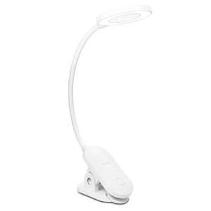 Lampada scrivania mod. forys clip lamp tavolo ricaricabile bianca 5w 4k 19439700