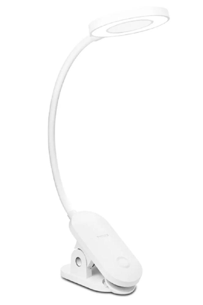 philips philips lampada scrivania mod. forys clip lamp tavolo ricaricabile bianca 5w 4k 19439700 - foto 1