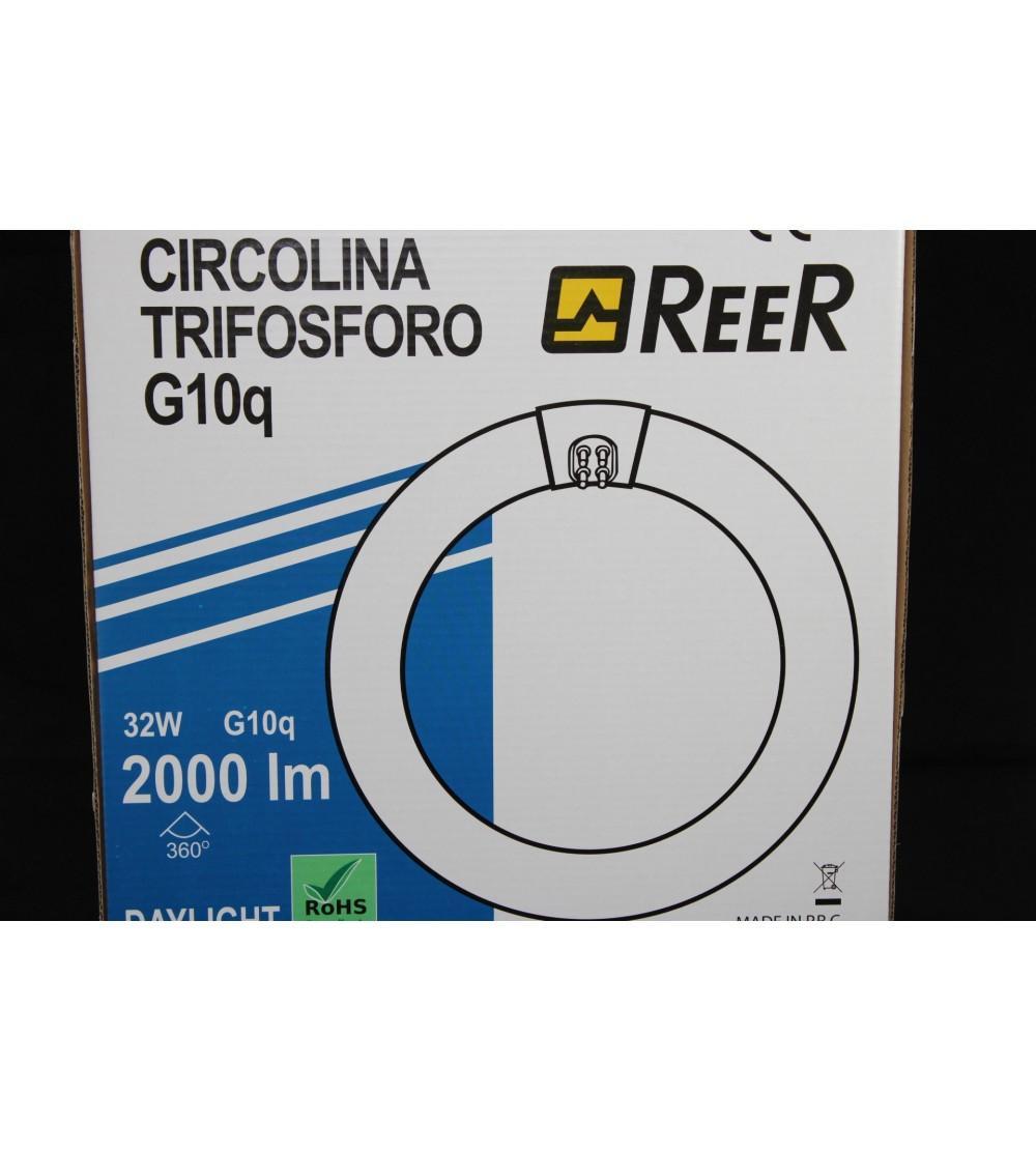 reer reer lampada circolina fluorescnte 32w 6500k luce fredda g10q 5455378 - foto 2