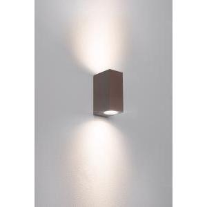 Applique led axo quadrata bidirezione corten gu10 axo-2gu10sc