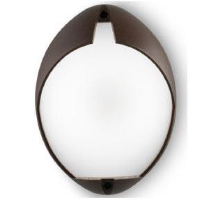 Lampada modello cocoup applique verticale 7w led 4000k corten 99513/36