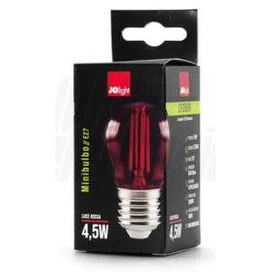 Lampada led a filamento mini bulbo 4.5w e27 rossa lf350r