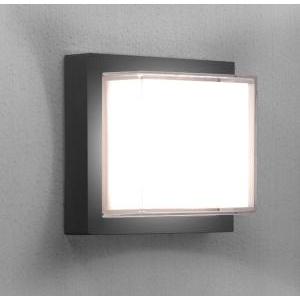 Plafoniera led pura square antracite 10w 4000k 920 lm pasgr-101640