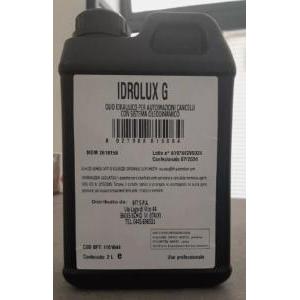 Idrolux  g olio idraulico per automazioni cancelli con sistema oleodinamico 2 lt i101644