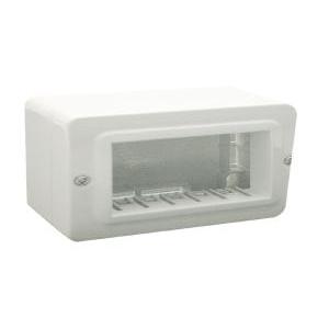 Contenitore minicanali autoportante ral9010 bianco s44 4 moduli 44qc04