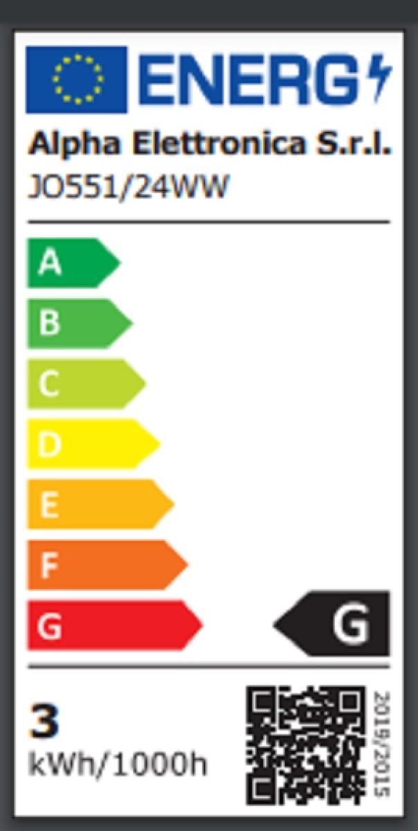 alpha elettronica alpha elettronica lampadina led e14 3w 2700k 24vdc jo551/24ww