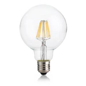 Lampada attacco e27 globo d095 08w 3000k cri90 trasparente