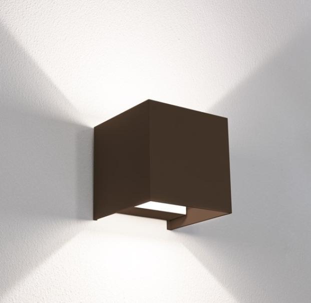 century century applique led updown quadrato corten 20w 3000k-4000k-6500k udsco-2012 - foto 1