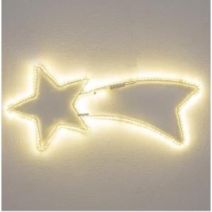 Decoro natalizio xmas king stella cometa led 65 cm 192 led 64461