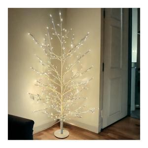 Decorazione natalizia albero natale tiglio con 330 microled bianco 77485