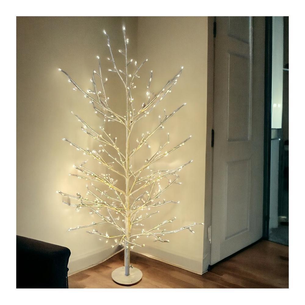 lotti decorazione natalizia albero natale tiglio con 330 microled bianco 77485 - foto 1