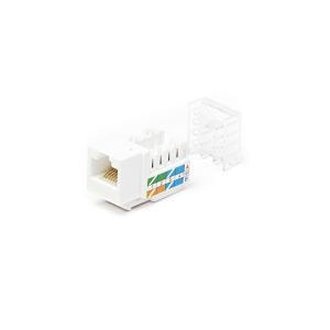 Frutto keyston rj45 utp cat6, colore bianco nw-ku6i-wh