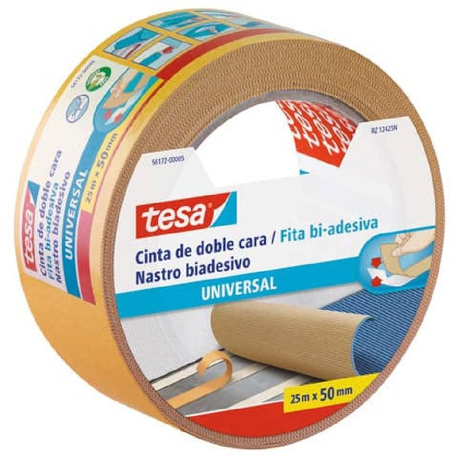 tesa tesa nastro biadesivo universale 50x25mt tesa strappabile a mano 56172-00005-11 - foto 1