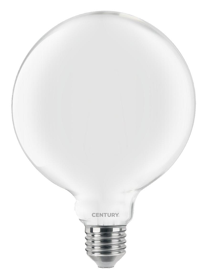 century century filamento  led incanto saten globo g125 11w - e27 - 4000k insg125-122740 - foto 1