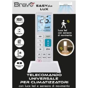 Telecomando universale per condizionatori+luce led e sensore 92102156