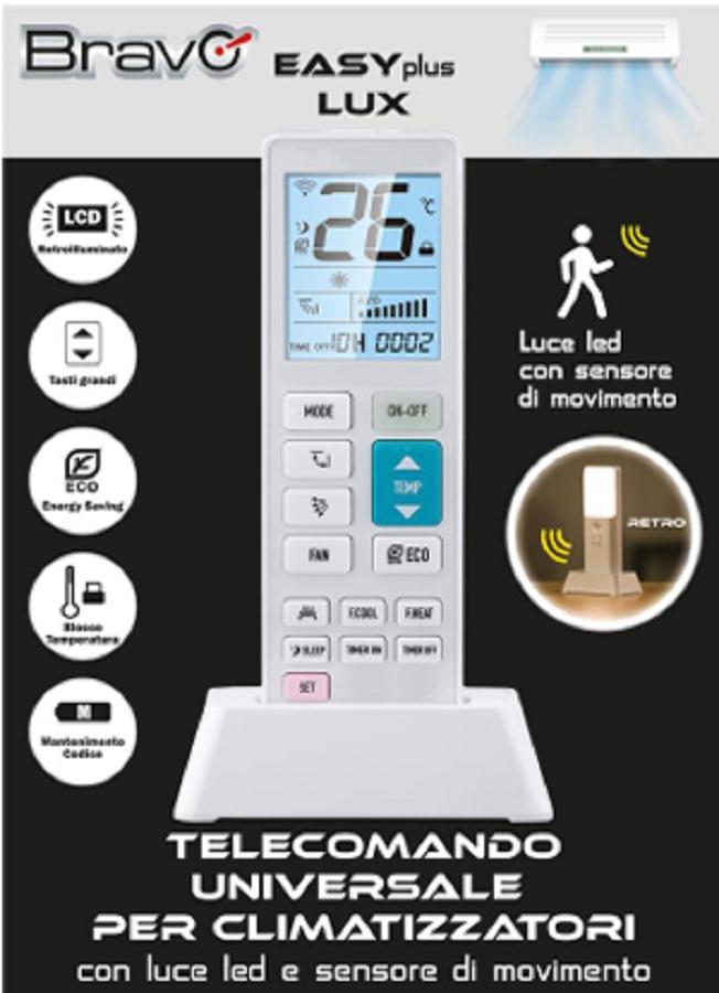 bravo bravo telecomando universale per condizionatori+luce led e sensore 92102156 - foto 1