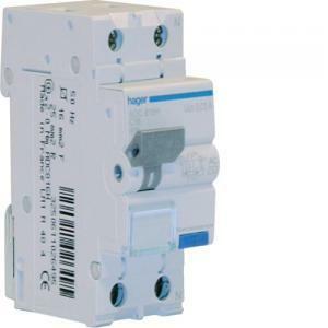 Interruttore automatico differenziale modulare 1pn 30ma ac 10a 6ka c  2 moduli