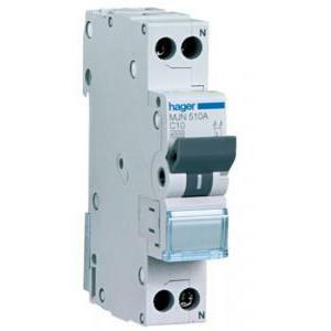 Interruttore automatico per comando modulare 1p+n 20a 4.5ka c 1 modulo mjn520a