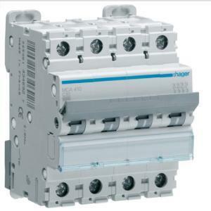 Interruttore automatico modulare 4p 63a 6 ka c 4 moduli mca463