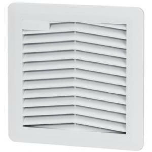 Griglia di aerazione montaggio senza/con viti 250x250 mm ventilatori per armadi 17224