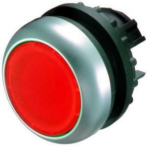 M22-dl-r pulsante luminoso  filo ghiera rosso 216925