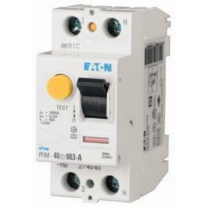 Eaton pfim-25/2/003-a interruttore differenziale  puro 2p 25a 0,03a 235424