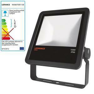 Osram floodlight led proiettore esterno led (ip65) in alluminio nero flood100840b