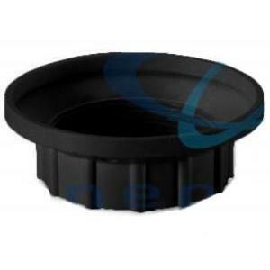 Fermatazza e14 nera diametro 43 x 15 mm anello fermalumen 190.31 nero