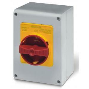 Dispositivo comando emergenza ip65 32a 4 poli serie isolators 590.em3214