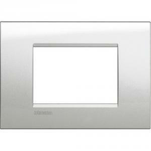 Placca 3p argento lunare livinglight lna4803gl