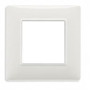 Placca 2m  serie plana bianco 14642.01