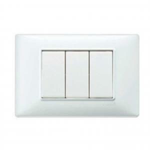 Placca 3m  serie plana bianco 14653.01