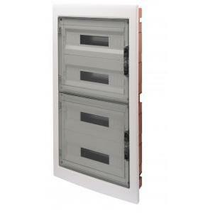 Centralino da installazione quadro incassato 72 mod. 18 x 4 sport. fume' ip40 gw40611