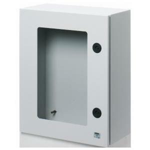 Quadro stagno in metallo con oblo 405x500x200 gw46233