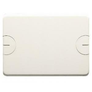 Placca cieca per scatoli rettangolari 3 posti a vite bianco gw24211