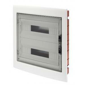 Centralino da installazione quadro incasso 36 moduli con pannelli finestrati gw40609