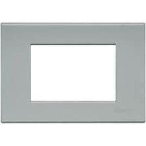 Placca 3 moduli quadrata serie civili livinglight n4803ge