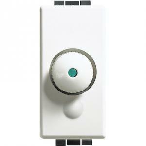 Dimmer resistivo 500w con deviatore serie civile luna c4402