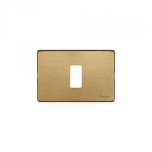 Placca 1p bronzo serie magic 503/1/br