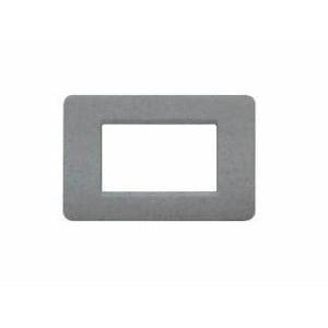 Matix-placca 3p pietra materiale termoplastico colore grigio pietra am4803sp