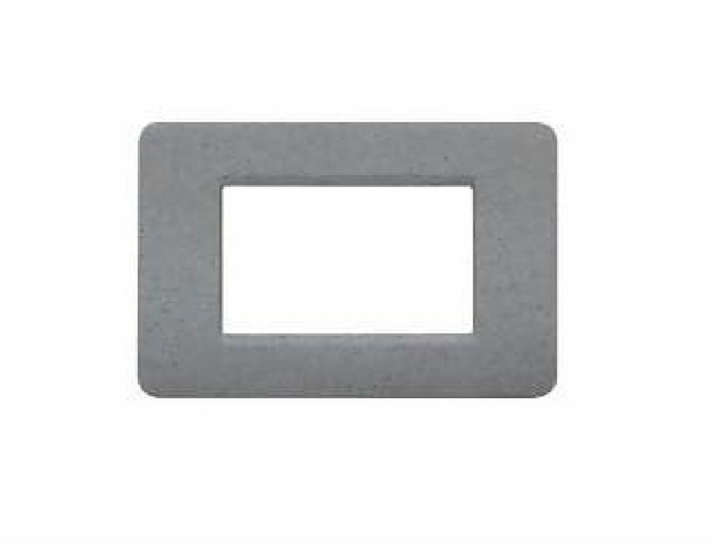 bticino bticino matix-placca 3p pietra materiale termoplastico colore grigio pietra am4803sp - foto 1